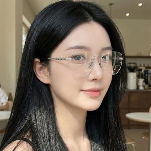 LUXEYE 명품 안경 긱시크 무테 뿔테 안경테 RT6019