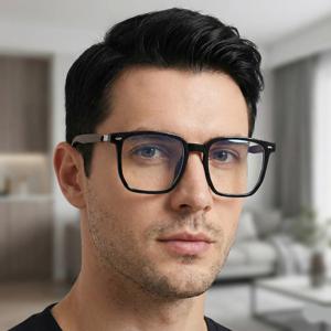 LUXEYE 명품 안경 긱시크 무테 뿔테 안경테 9031