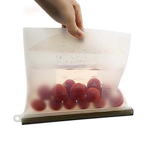 실리콘지퍼백 슬라이드 지퍼백 손잡이 대형 1,000ml 3개 세트