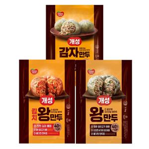 개성왕만두 2.1kg*2봉 3종 (왕만두/김치/감자)