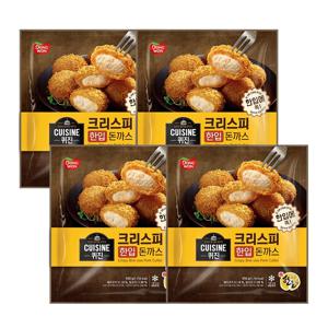 퀴진 크리스피 한입돈까스 450g*4개