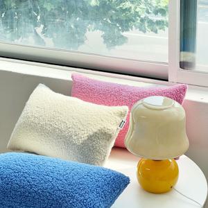 자체제작 미니베어 쇼파쿠션 패브릭 인테리어 소품 (3colors)