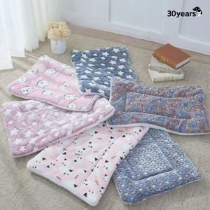 강아지 고양이 방석 극세사 켄넬방석 쿠션 담요 이불