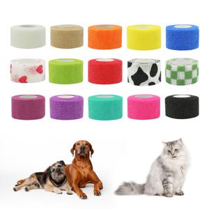 강아지 붕대신발 일회용신발 발보호 강아지산책 자가접착 붕대 2.5cm