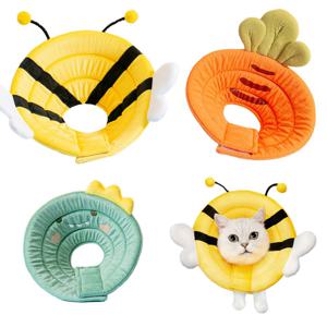 강아지 고양이 보송보송 넥카라 공룡 깔대기 목보호 부드러움 편안함 귀여운디자인