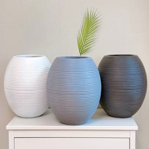 럭키가든 마블화분 가로줄 볼 대 24x(가운데38)x33(인조대리석(마블)화분,사이즈확인)