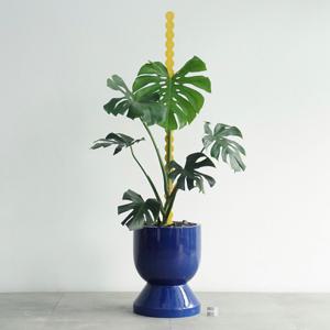 몬스테라 GB-2 딥블루 대형 화분 옐로우 스파인 스탠드 인테리어화분