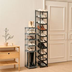 항균 품은 공간 절약 타워형 슬림 신발 정리대 (부츠 및 방한화 보관 초경량 무볼트 조립)