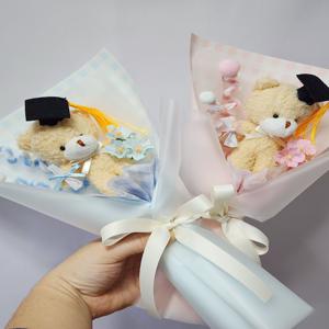 학사모곰돌이 인형꽃다발 졸업 어린이집 유치원 입학 수료 단체선물 초등학교 중등 고등 남아