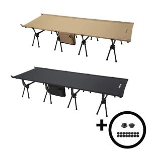 마운트리버 뉴와이드 코트 80 블랙 경량 야전침대