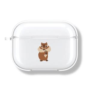 아칸 JJU 가을동물들 ver4 에어팟프로 투명케이스