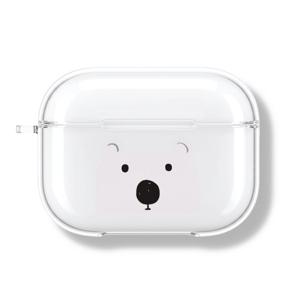 아칸 JJU 동물얼굴 ver2 에어팟프로 투명케이스