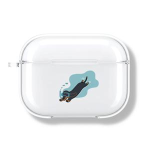 아칸 그노 수영-닥스 에어팟프로 투명케이스