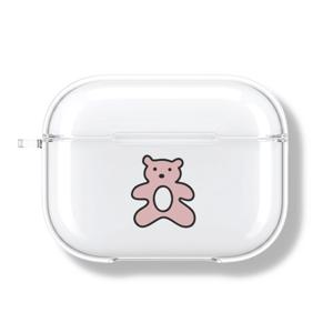 아칸 동지 곰돌이 에어팟프로 투명케이스