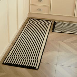 [해외] 북류럽 빈티지 줄무늬 주방매트 미끄럼방지 발매트 다용도 러그 카페트 4size