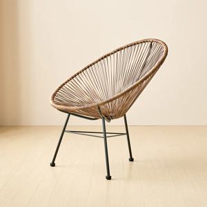 에그 고정 인테리어 테라스 정원 카페 라탄 1인 야외의자 5colors