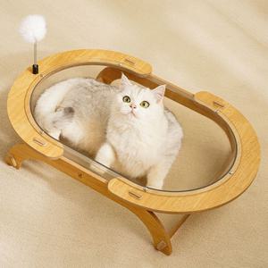 고양이 투명 보울해먹