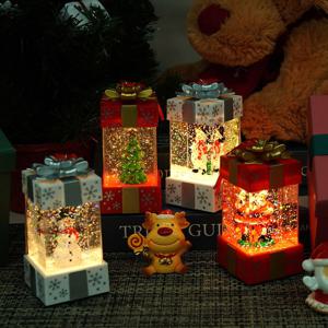 크리스마스 소품 산타 눈사람 미니 선물 워터볼 GHX03