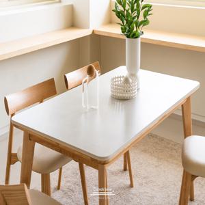 신혼 감성 카밀리아 포세린 세라믹식탁 4인/6인 원목 테이블(월넛/네츄럴)