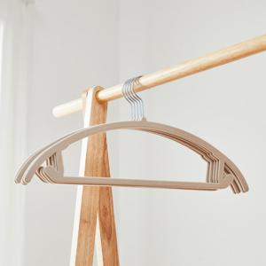 미끄러지지 않는 어깨뿔방지 니트옷걸이 5P세트 베이지