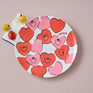 러브투게더 멜라민 원형접시 D25