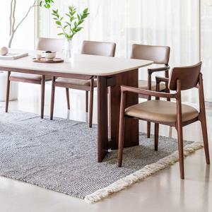 아리아나 포세린 세라믹 식탁세트  / 신혼 감성 원목 테이블