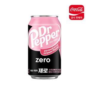 닥터페퍼 제로 스트로베리크림향 350ml CAN (24입)