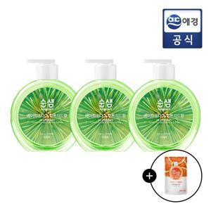 순샘 베이킹 피톤치드 500ml 용기 3개 + 순샘 구연산 자몽 200ml 1개