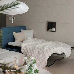 오토만 접이식 침대 겸 소파베드 3colors (메모리폼증정)