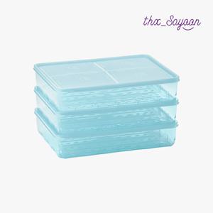 NEW컬러 아쿠아 냉동용기 밀폐용기 1호 (1,900ml) 3개세트