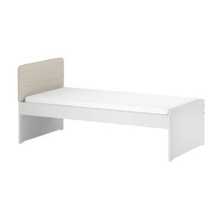 슬렉트 침대프레임+침대헤드 싱글 비슬레 베이지 90x200cm