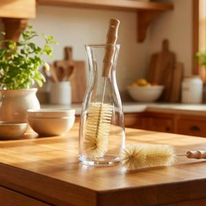 우드핸들 병 세척솔 텀블러솔