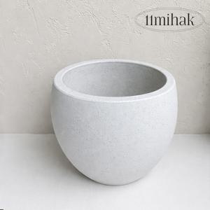 일일미학 테라스톤 베이직라운드 화분 빈티지 인테리어 대형 도자기