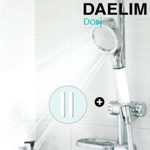 국내생산 대림 필터 샤워기헤드 녹물제거필터탭 본품+필터3개세트 강력수압 샤워기