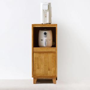 레시피 원목 에어프라이어 밥솥 선반 전자 렌지대 수납장 400