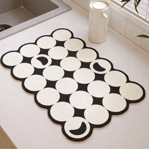 1+1 노르딕 식기 건조 규조토 매트