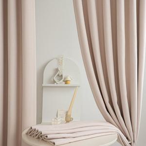 국내제작 루미에르 100프로 암막 항균 4중직 형상기억 커튼 기본핀형 5color