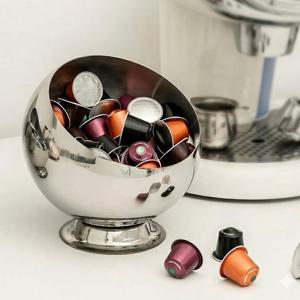 멀티 304스텐 대용량 커피캡슐 보관함 캡슐커피 수납함 초콜린 캔디 다용도 간식통 오브제