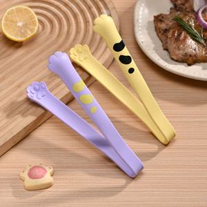 실리콘 고양이발 집게 실리콘집게 디저트 샐러드 다용도 미니 집게