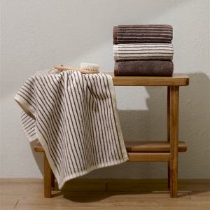 코마사40수170g 스트라이프 호텔수건 타월 5장