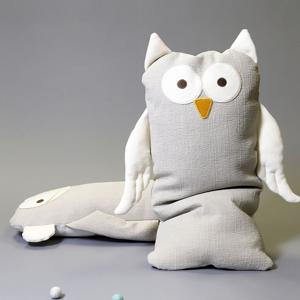 클래식 부엉이 애착베개 애착인형