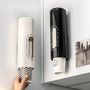 무타공 종이컵 디스펜서 카페 컵 홀더 보관함 거치대