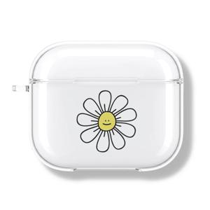 아칸 데이지꽃 에어팟 투명케이스