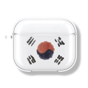 아칸 JJU 태극기 에어팟 투명케이스