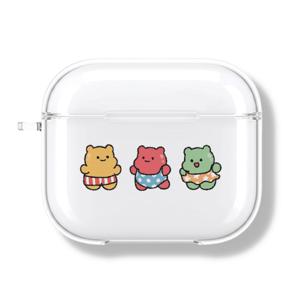 아칸 곤룐 쨀리공장 여행스케치 에어팟 투명케이스