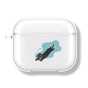 아칸 그노 수영-닥스 에어팟 투명케이스