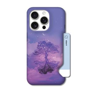 아이폰 시리즈 세상에서 큰나무 카드슬라이드 케이스