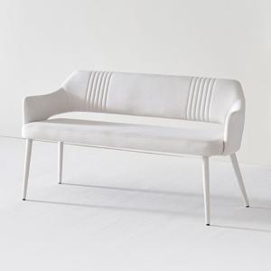 [리퍼] 코모도 3인 등받이 벤치의자 식탁 카페 인테리어 1440