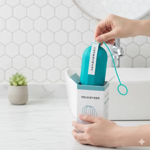 오래가는 대용량 변기세정제 강력 자동클리너 대용량 300g(위생줄포함)