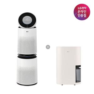 LG 퓨리케어 공기청정기+휘센 오브제컬렉션 제습기 AS285DWWC + DQ214MEGA